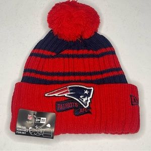 New England Patriots beanie hat